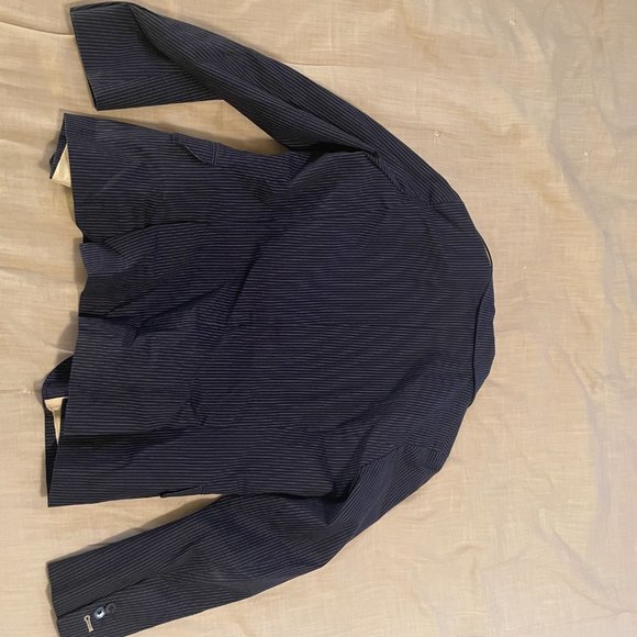 ⭐️ Modern Minimalist Work Boho Striped Hipster Hippie Chic Party Blazer Jacket - Picture 4 of 4